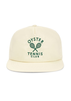 Oyster Tennis Club Members Hat in Vintage White - White. Size all.
