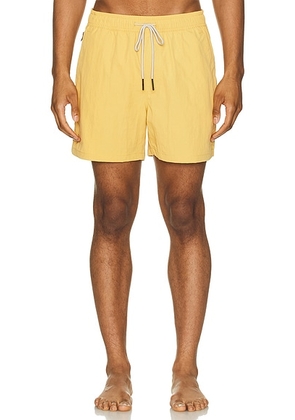 OAS Nylon Swim Shorts in Yellow - Mustard. Size L (also in ).
