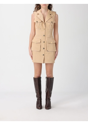 Dress ELISABETTA FRANCHI Woman color Beige