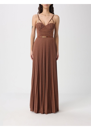 Dress ELISABETTA FRANCHI Woman color Brown
