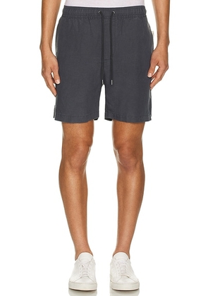 Onia Air Linen Pull On Short 6 Shorts in Gunmetal - Charcoal. Size S (also in ).