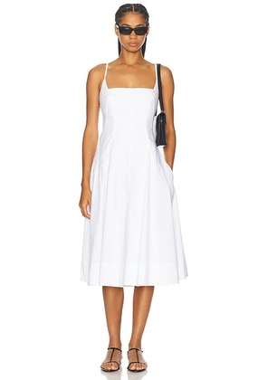L'Academie by Marianna Aymeline Midi Dress in White - White. Size M (also in ).
