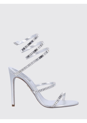 Heeled Sandal RENE CAOVILLA Woman color Silver