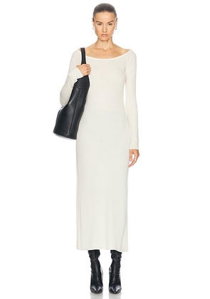 Loulou de Saison Anoush Dress in Ivory - Ivory. Size L (also in ).