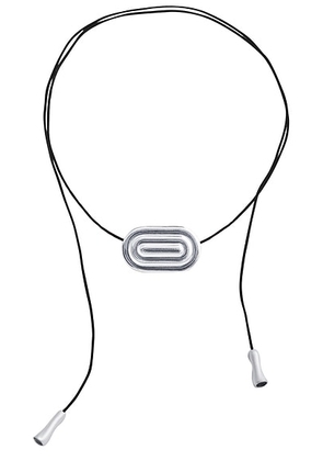 Louis Abel Maze Cord Necklace in Silver - Metallic Silver. Size all.