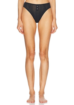 Negative Underwear Whipped French Cut Brief in Black - Black. Size L (also in M, XL).