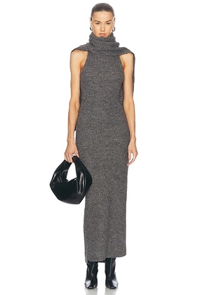 NICHOLAS Kiandra Sleeveless Turtleneck Knit Dress in Charcoal - Charcoal. Size L (also in ).