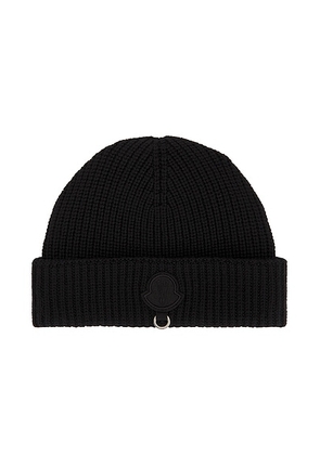 Moncler Genius X Willow Smith Wool Beanie in Black - Black. Size all.