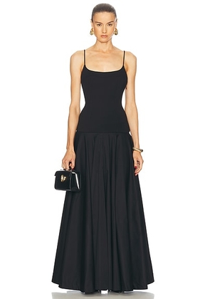 L'Academie by Marianna Laure Maxi Dress in Black - Black. Size L (also in M, XL).