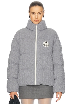 Moncler Genius x Palm Angels Austru Jacket in Grey - Grey. Size 0/XS (also in 00/XXS).