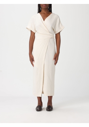 Dress BRUNELLO CUCINELLI Woman color Cream