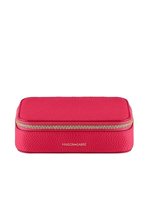 MAISON de SABRÉ The Jewelry Case in Shibuya Fuchsia - Pink. Size all.