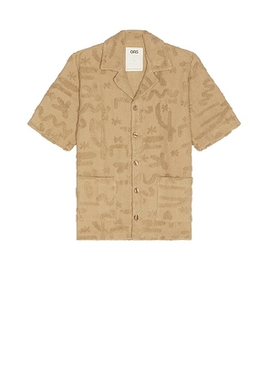 OAS Cleo Varadero Shirt in Beige - Brown. Size M (also in ).