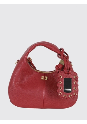 Handbag GANNI Woman color Red