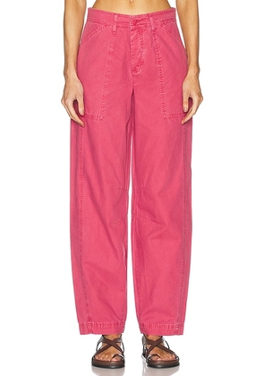 Matteau Relaxed Cargo Pant in Rose - Pink. Size 1 (also in 2).