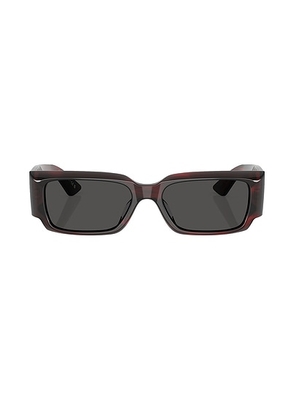Oliver Peoples x Khaite 1995C Sunglasses in Bordeaux - Wine. Size all.