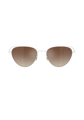 Oliver Peoples X Khaite 1991c Sunglasses in White - White. Size all.