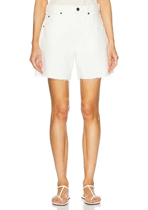 SLVRLAKE Sienna Short in Off White - White. Size 30 (also in ).