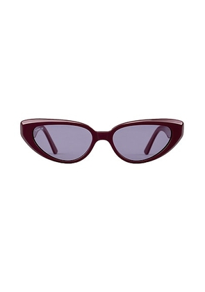Kimeze Zawe 2 Sunglasses in Ruby Red - Red. Size all.