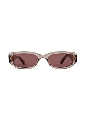 Kimeze Ore Sunglasses in Stone & Grape - Grey. Size all.