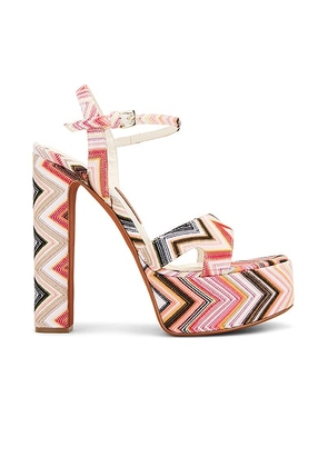Missoni Angela Heel in Wave Pink - Coral. Size 39 (also in 39.5).