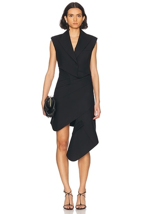 Monse Tailored Dress in Black - Black. Size 6 (also in ).