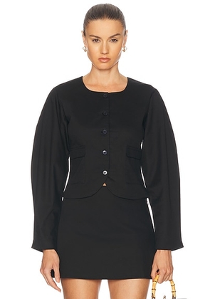 Marlies Grace Jackie Top in Black - Black. Size M (also in XS).