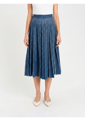 Skirt TWINSET Woman color Denim