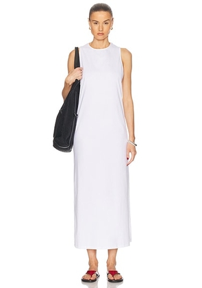Loulou de Saison Rayna Dress in White - White. Size L (also in M, S, XS).