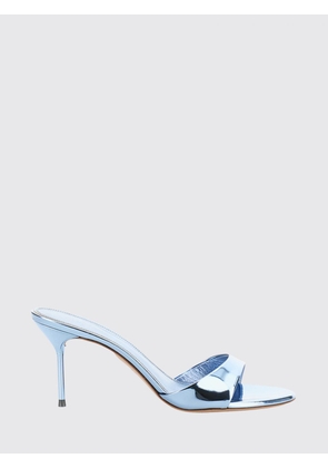 Heeled Sandal PARIS TEXAS Woman color Gnawed Blue