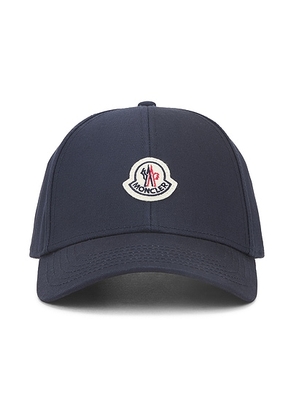 Moncler Baseball Cap in Navy - Blue. Size all.
