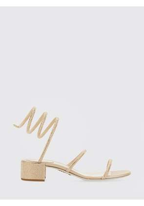 Heeled Sandal RENE CAOVILLA Woman color Beige