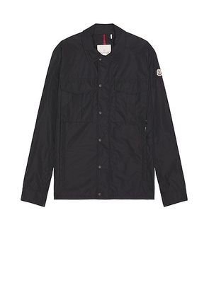 Moncler Frema Shirt Jacket in Black - Black. Size 1 (also in 2).