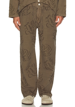 OAS Emberia Billie Dobby Pants in Grey - Grey. Size S (also in ).