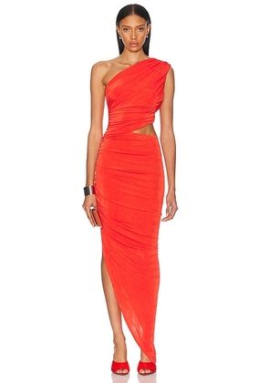 MARIANNA SENCHINA Bianca Dress in Scarlet Red - Red. Size L (also in S, XS).