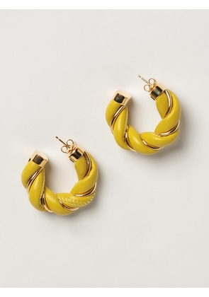 Bottega Veneta earrings with circles in woven nappa