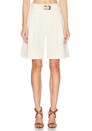 NICHOLAS Wide Leg Short in Ivory - Ivory. Size 10 (also in ).