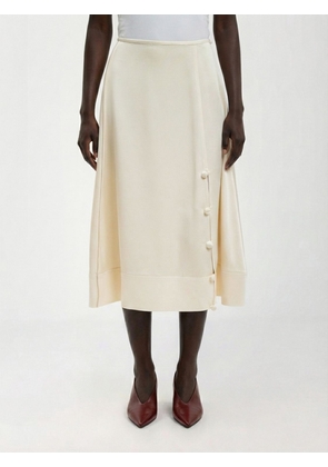 Skirt JIL SANDER Woman color Beige