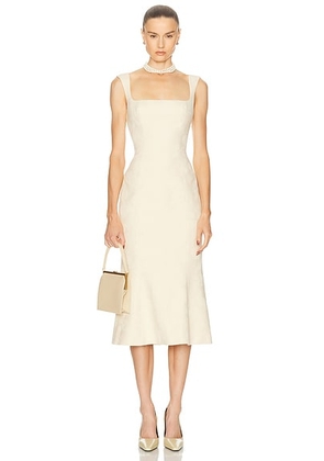 Mirror Palais Ingenue Lady Length Dress in Butter in Cream - Yellow. Size M (also in ).