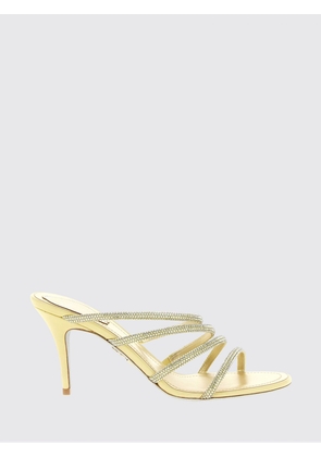 Heeled Sandal RENE CAOVILLA Woman color Gold