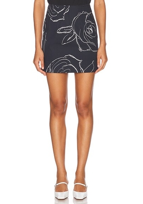 Marni Mini Skirt in Black - Black. Size 44 (also in ).