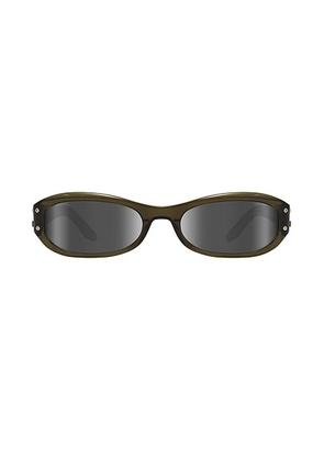 NRGY Vela Sunglasses in Crystal Olive - Olive. Size all.