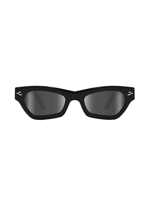 NRGY Lynx Sunglasses in Black & Graphite - Black. Size all.