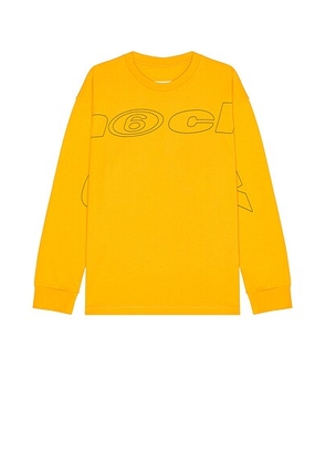 MM6 Maison Margiela Long Sleeve Top in Yellow - Mustard. Size S (also in XL).