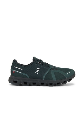 On Cloud 6 Sneakers in Evergreen & Black - Dark Green. Size 10 (also in 11, 11.5).