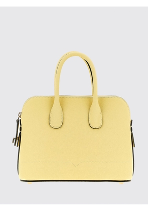 Handbag VALEXTRA Woman color Yellow
