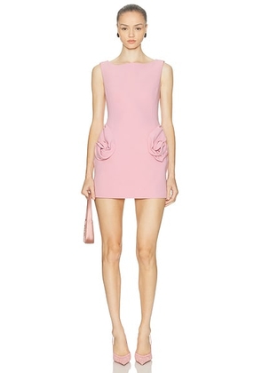 Magda Butrym Sleeveless Mini Dress in Pink - Pink. Size 40 (also in 38).