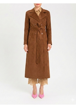 Coat TWINSET ACTITUDE Woman color Brown