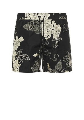 Moncler Swim Shorts in Navy - Black. Size S (also in ).