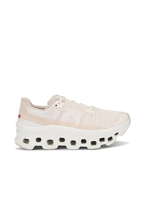 On Cloudmonster Void Sneaker in Dew & Ivory - Blush. Size 10 (also in 6.5, 8.5, 9, 9.5).